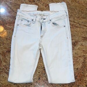 rag & bone Women's Skinny Jeans in Light Blue